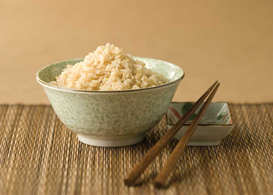 Save money by building your meals around a whole grain or legume that you can buy in bulk.